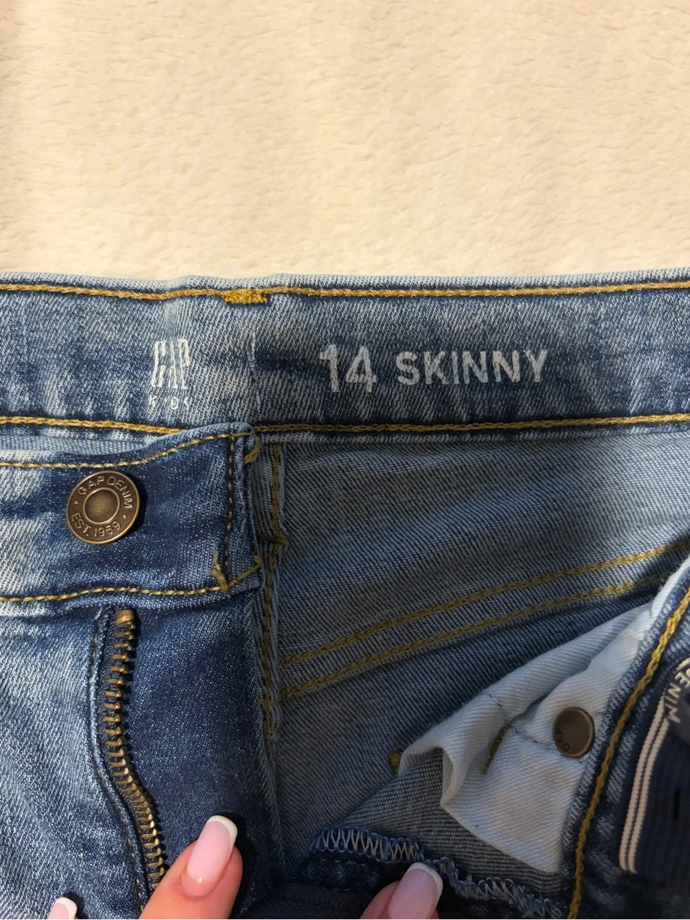 GAP Kids Light Blue Straight-Leg Jeans